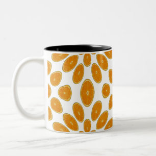 Taza Bicolor Naranja Slices