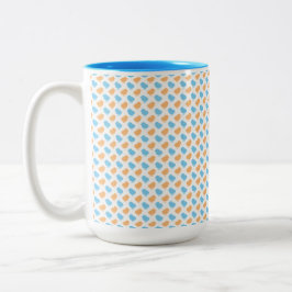 Taza Bicolor NARANJA y AZUL ESTE CHICK
