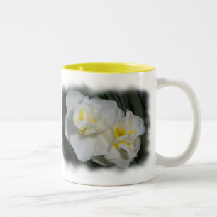 Taza Bicolor Narciso Blanco Daffodil