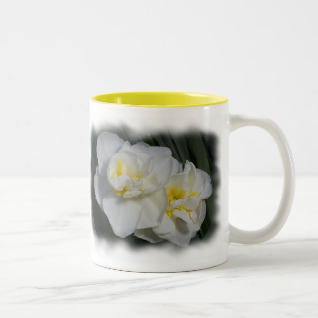 Taza Bicolor Narciso Blanco Daffodil (Derecha)