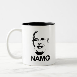Taza Bicolor Narendra Modi hace frente a Namo otra vez la India