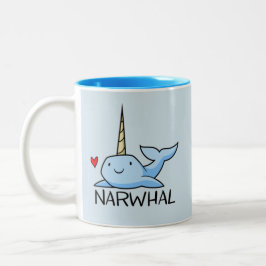 Taza Bicolor Narwhal
