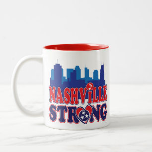 Taza Bicolor Nashville-Strong-Skyline-and-Music-Note
