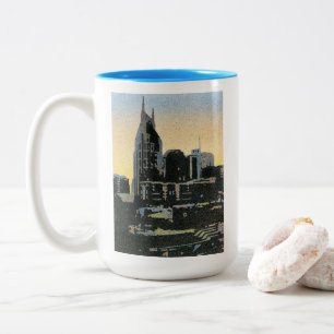 Taza Bicolor Nashville Tennessee Coffee Mug