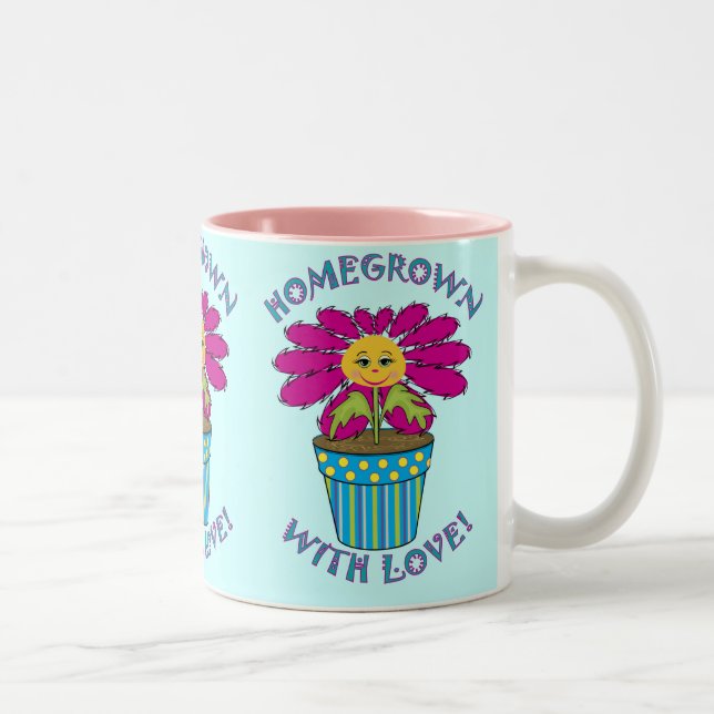 Taza Bicolor Natal con amor (Derecha)