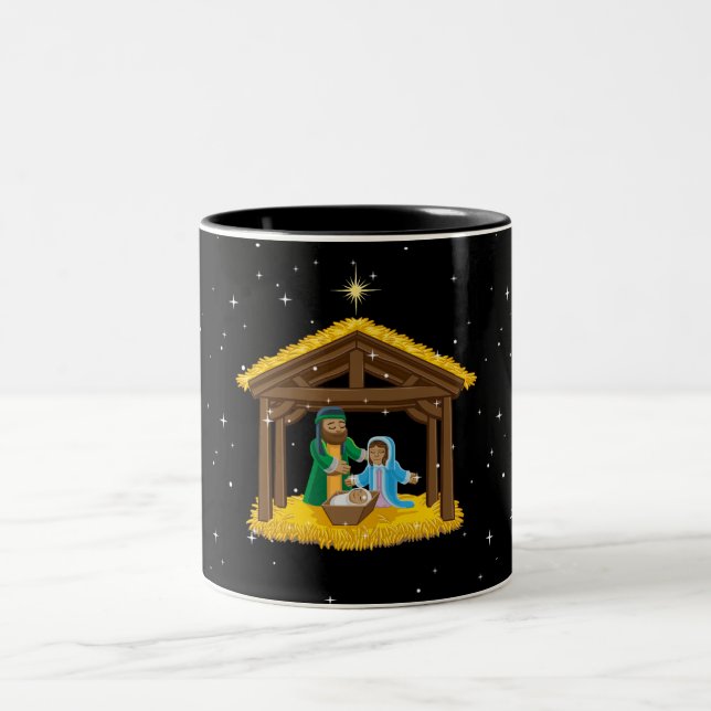 Taza Bicolor Natividad de los navidades (Centro)