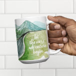 Taza Bicolor Naturaleza acuarela Vamos a comenzar la próxima av<br><div class="desc">Naturaleza acuarela Vamos a comenzar la próxima aventura</div>