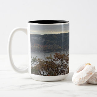 Taza Bicolor Naturaleza del lago