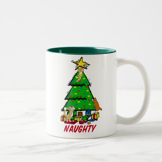 Taza Bicolor Naughty Kitties Mug (Derecha)