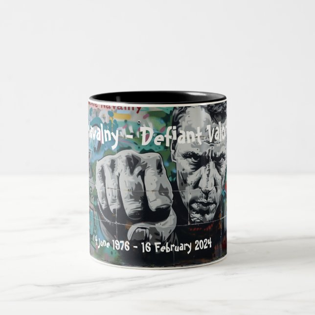 Taza Bicolor Navalny - Valor desafiante (Centro)