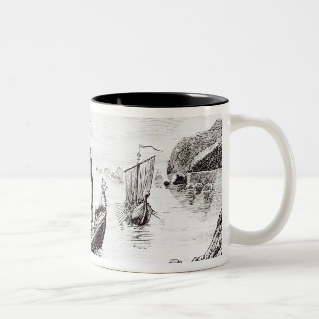 Taza Bicolor Naves de Viking (Derecha)