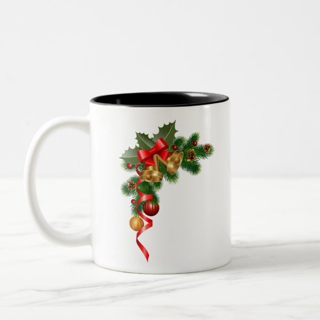 Taza Bicolor Navidad (Izquierda)