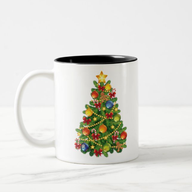 Taza Bicolor Navidad (Izquierda)
