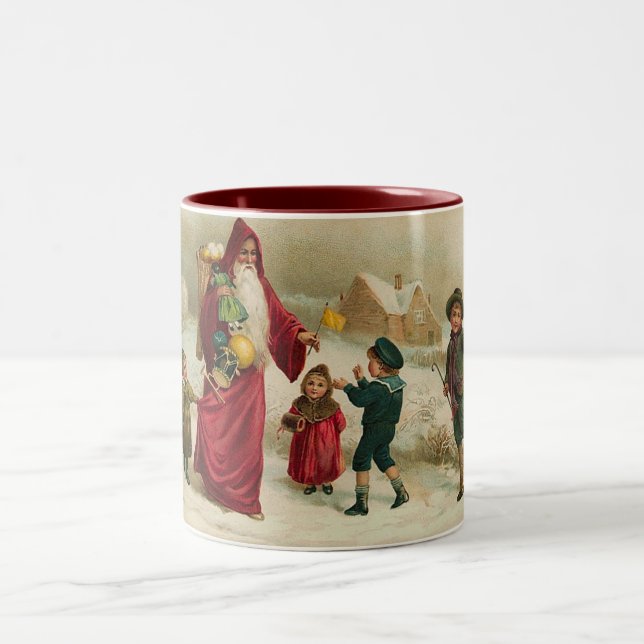 Taza Bicolor Navidad del padre (Centro)