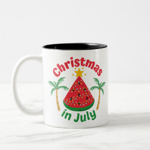 TAZA BICOLOR NAVIDAD EN JULIO