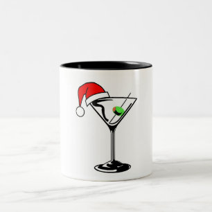 Taza Bicolor Navidad Martini