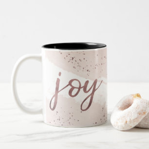 Taza Bicolor Navidad subió el del oro de la alegría