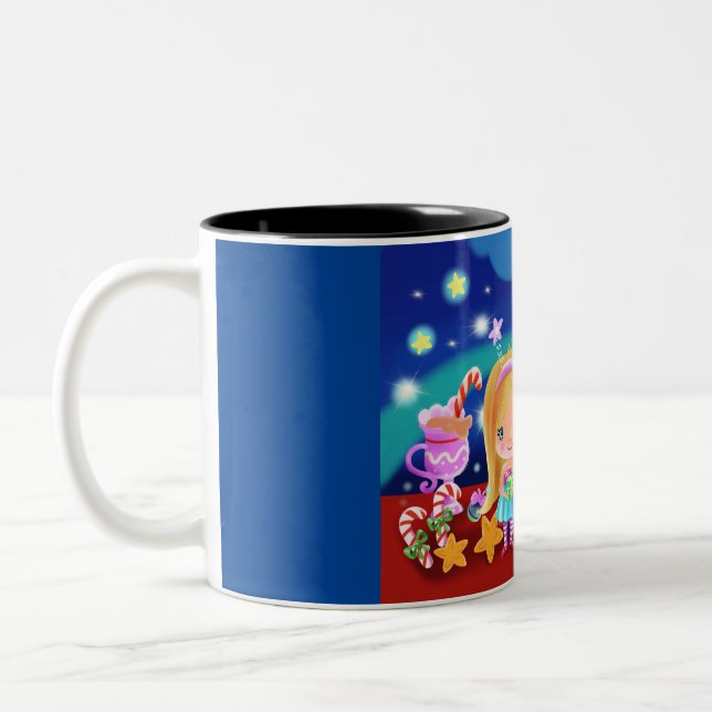 Taza Bicolor Navidades acogedores (Izquierda)