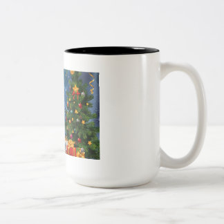 Taza Bicolor Navidades amordazados para sorbos de invierno