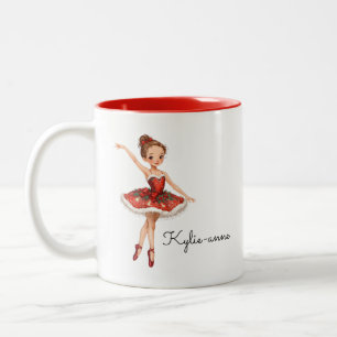 Taza Bicolor Navidades Ballerina Chica