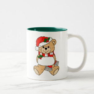 Taza Bicolor Navidades Bear Mug