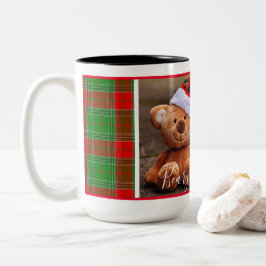 Taza Bicolor Navidades beary (manteca verde y roja)