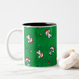 Taza Bicolor Navidades Británicos con café de dos tonos