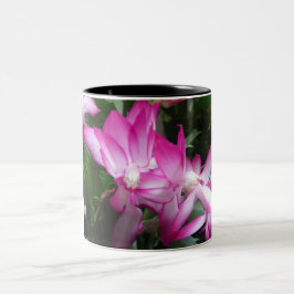 Taza Bicolor Navidades Cactus Flowers mug
