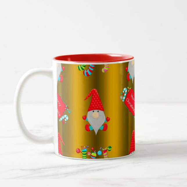 Taza Bicolor Navidades caprichosos Elves Gold (Izquierda)