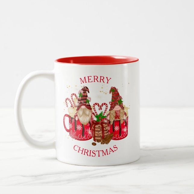 Taza Bicolor Navidades caprichosos ganan galletas de chocolate  (Izquierda)
