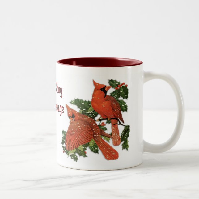 Taza Bicolor Navidades Cardinals (Derecha)