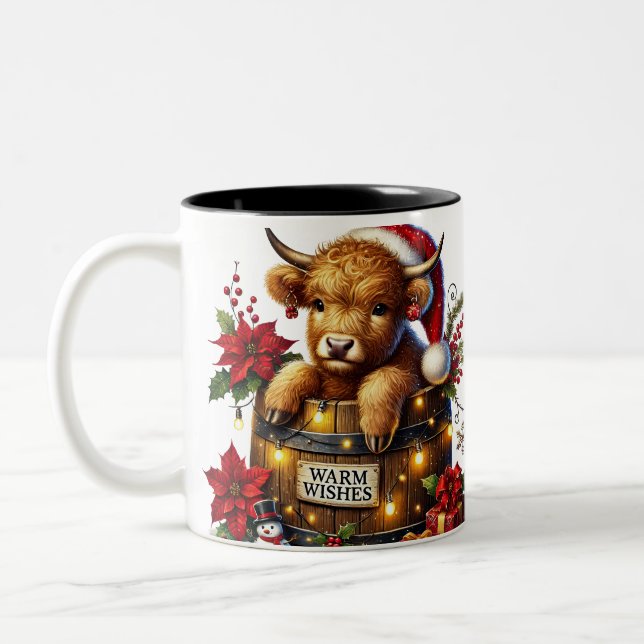Taza Bicolor Navidades Coffee Mug (Izquierda)
