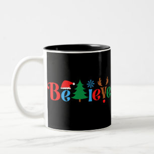 Taza Bicolor Navidades creen