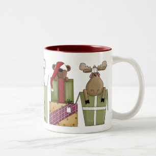 Taza Bicolor Navidades Critters Holiday Mug