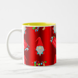 Taza Bicolor Navidades Cute Red Elves