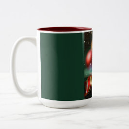 Taza Bicolor Navidades dálmatas Mug