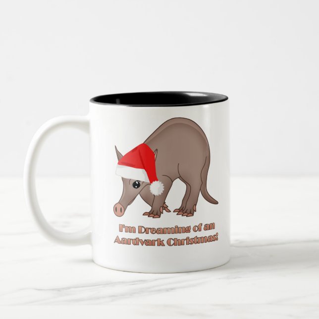 Taza Bicolor Navidades de Aardvark (Izquierda)