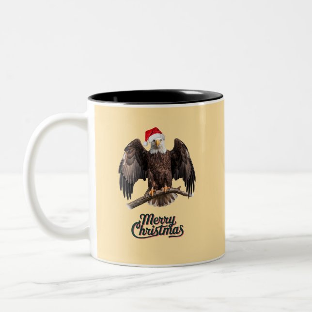 Taza Bicolor Navidades de Bald Eagle (Izquierda)
