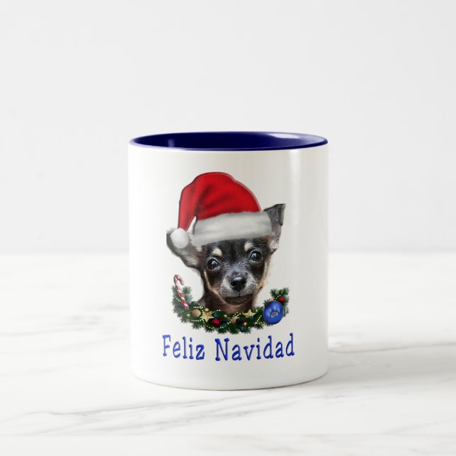 Taza Bicolor Navidades de Chihuahua (Centro)