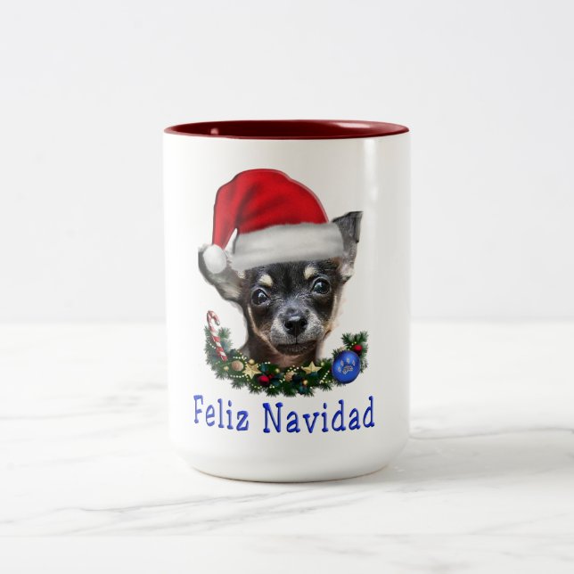 Taza Bicolor Navidades de Chihuahua (Centro)