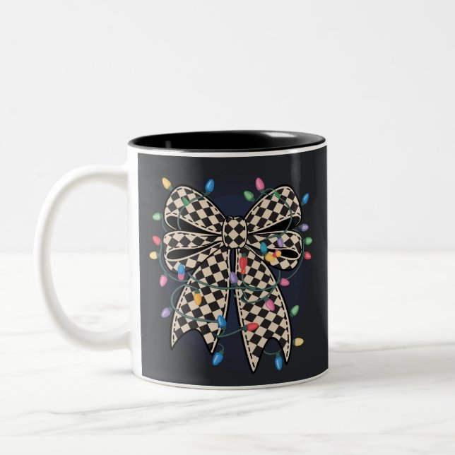 Taza Bicolor Navidades de Coquette iluminan ferias navideñas (Izquierda)