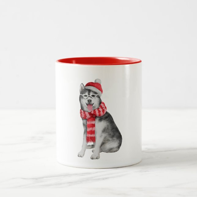 Taza Bicolor Navidades de dugongia (Centro)
