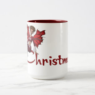 Taza Bicolor Navidades de hadas - Holiday Mug