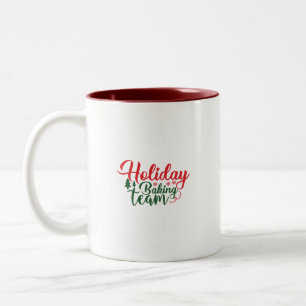 Taza Bicolor Navidades de Holiday Baking Team