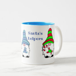 Taza Bicolor Navidades de invierno de Gnome