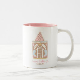 Taza Bicolor Navidades de la casa Gingerbread Mug
