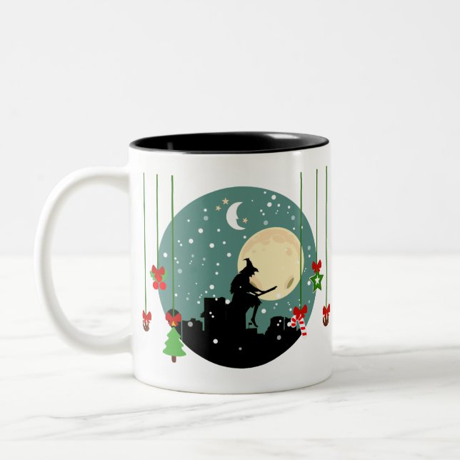 Taza Bicolor navidades de la epifanía befana (Izquierda)