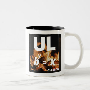 Taza Bicolor Navidades de la fotografía - Yule Log