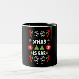 Taza Bicolor NAVIDADES de Médicas de ENT