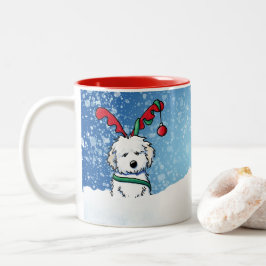 Taza Bicolor Navidades de renos de La Habana Mug